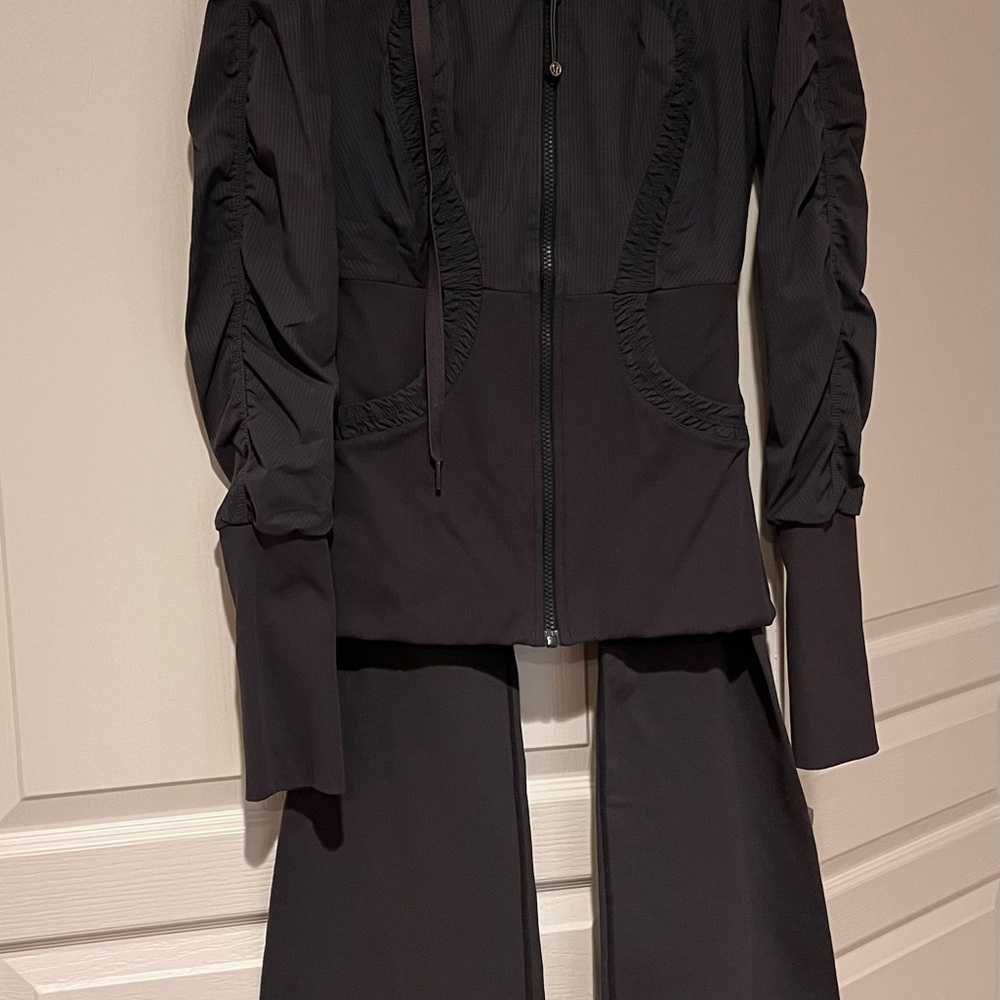 lululemon gray dance studio jacket
